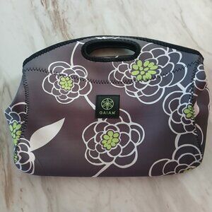 Women’s Floral Gaiam Neoprene Insulated Lunch Clutch Tote Bag